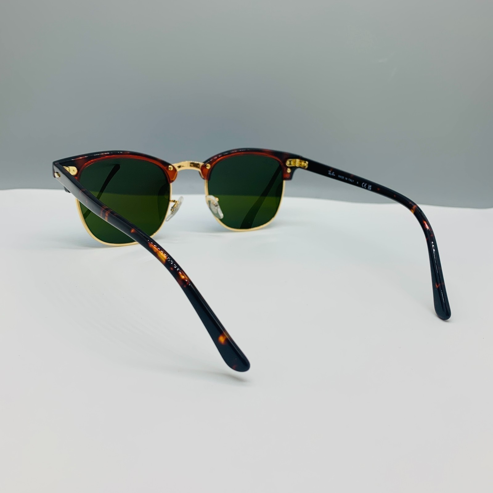 New! Ray-Ban RB3016 Sunglasses Dark Blue Lens, Tortoise Frame Clubmasters