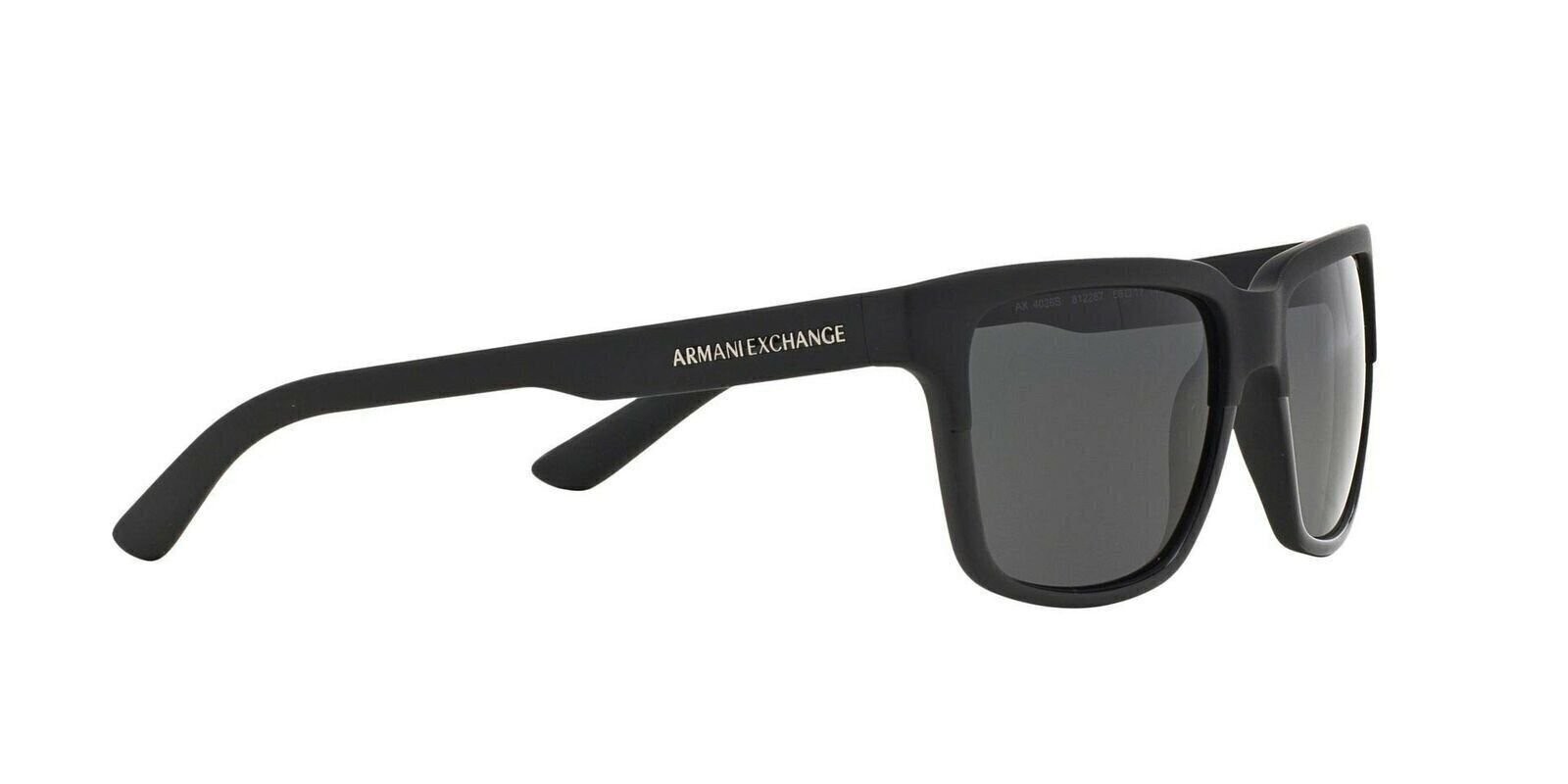 AX Armani Exchange Unisex Sunglasses, Black Lenses Injected Frame,0AX4026S 56mm