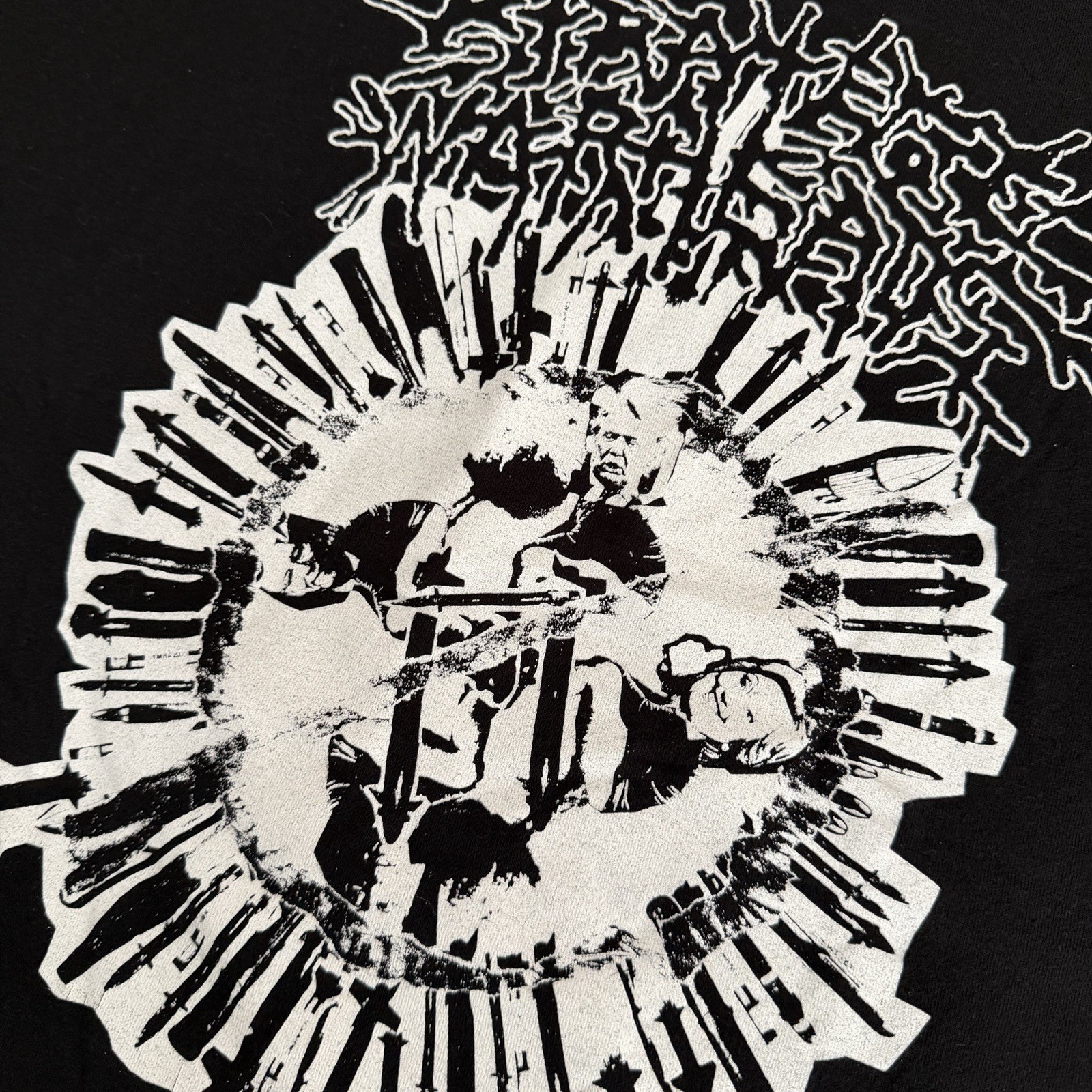 RARE Strategic War Heads (U.S.) War head XL T Shirt 2016 Grindcore Punk D-Beat