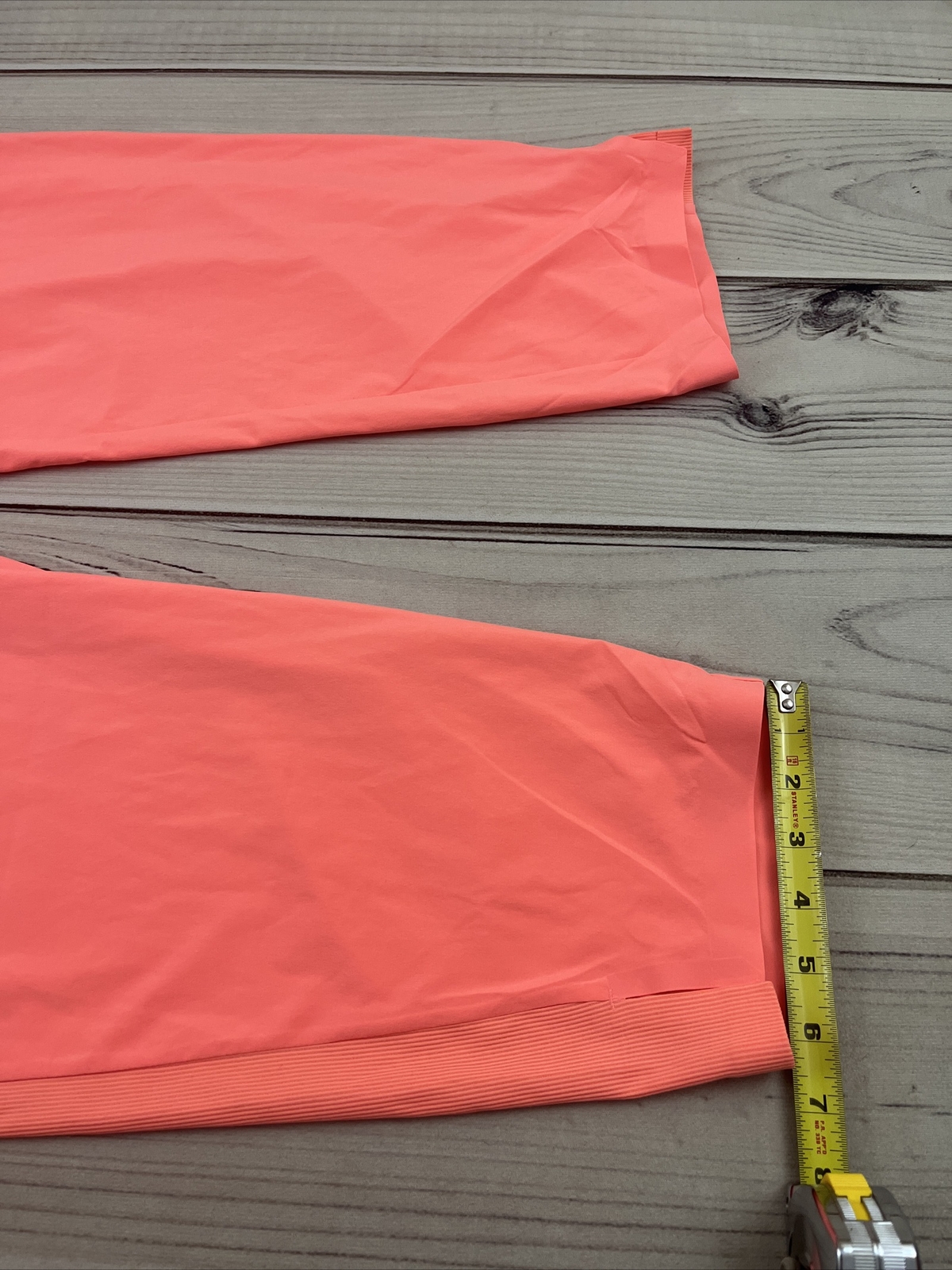Athleta Brooklyn Ankle Pants Summer 2022 Coral Stretch Pull On Women’s Sz 18