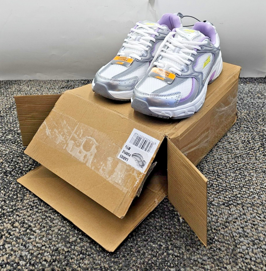 Avia 5000 Purple Women’s Performance Sneakers Size 8-1/2 Purple Silver