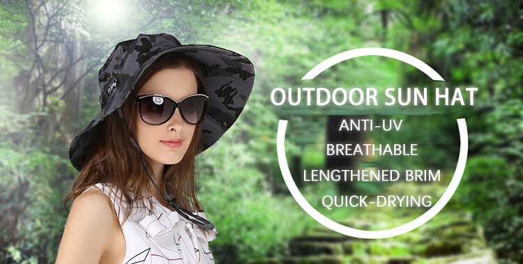 Tactical Camouflage Boonie Hat Army Military Hunting Outdoor Sun Cap Headwear