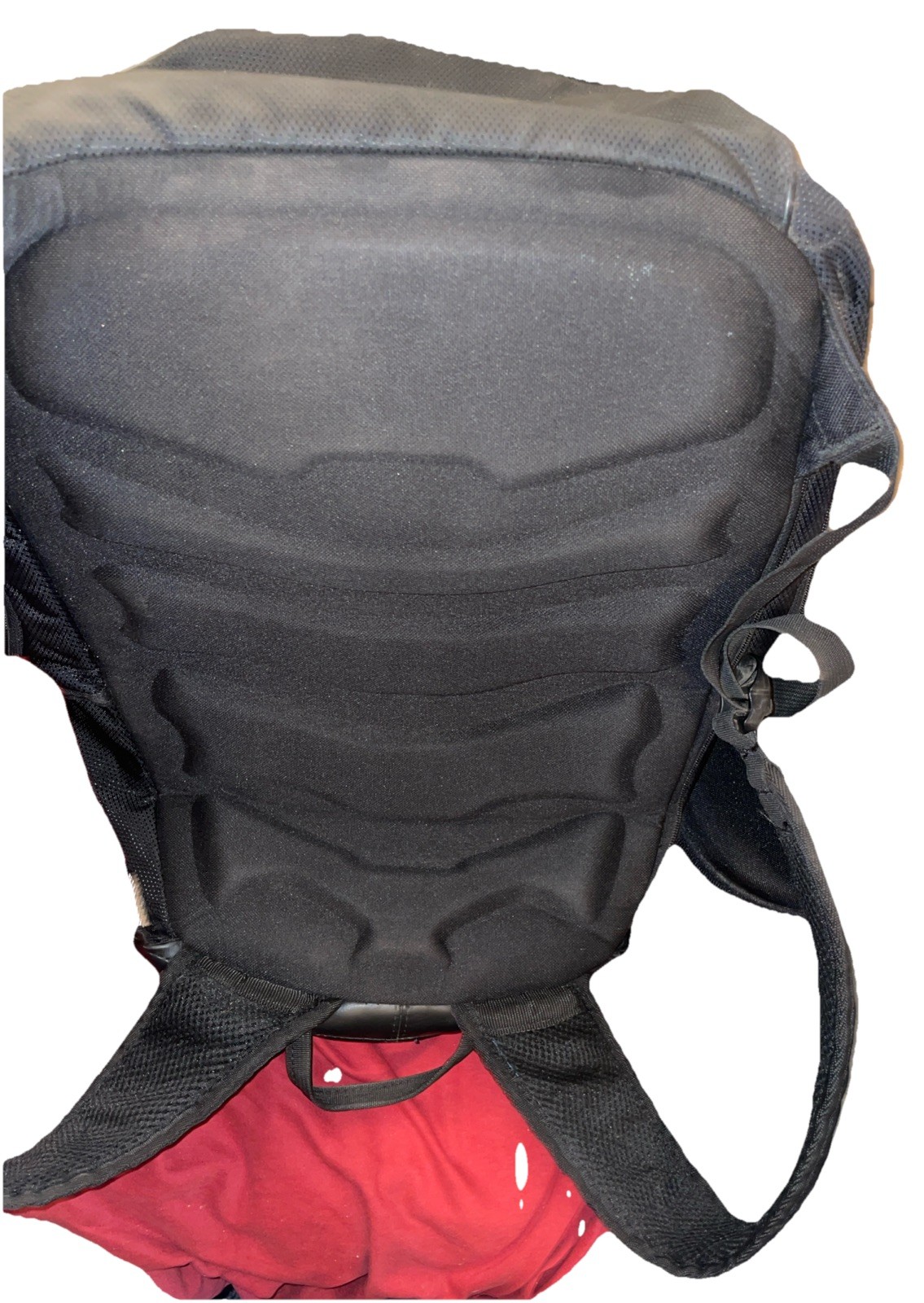 Oakley Kitchen Sink Backpack Blk PreOwned Missing “O” Oakley Logo Badge On Lid