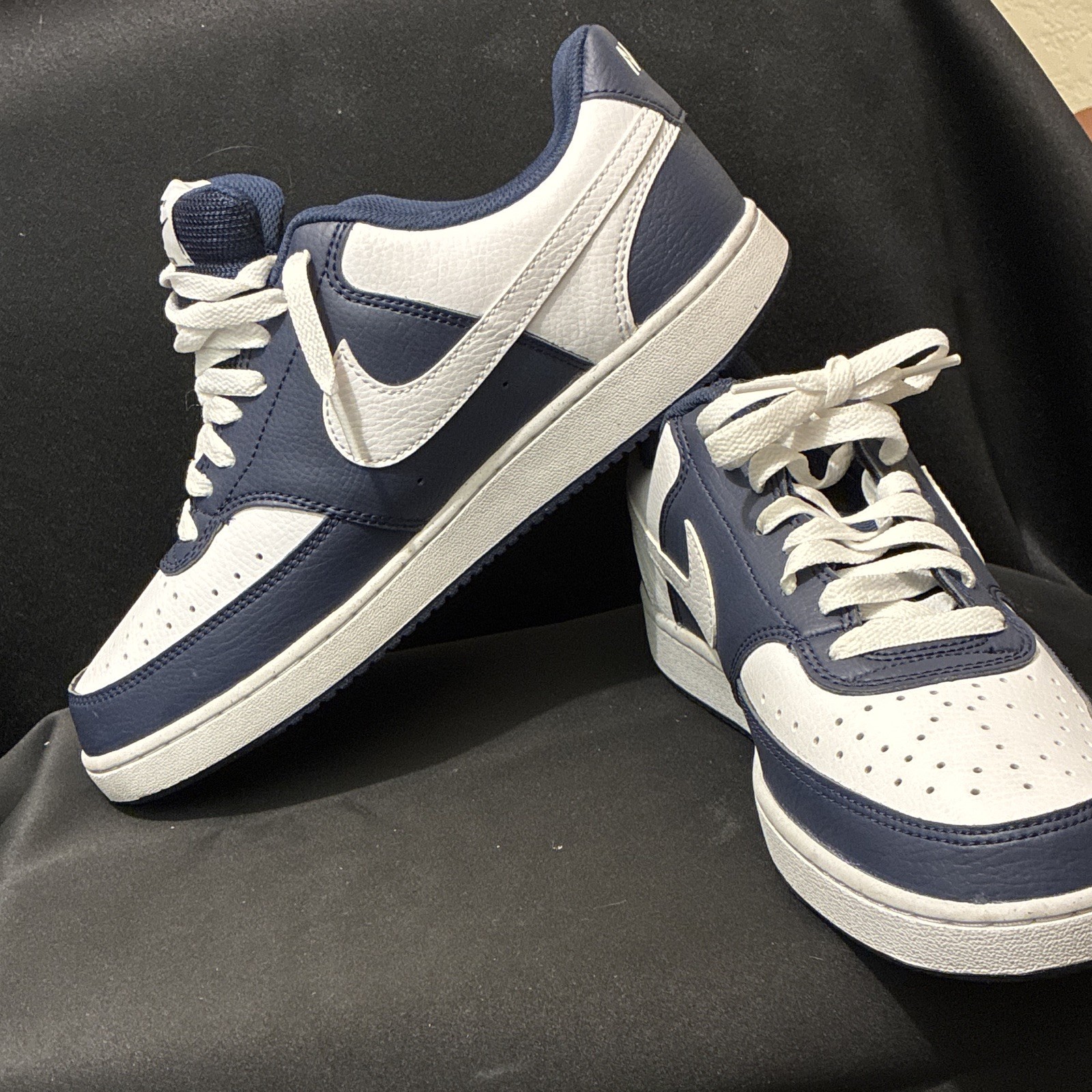 Nike Court Vision Low Next Nature Men’s Blue/White Sneakers 8.5 HM9862-400