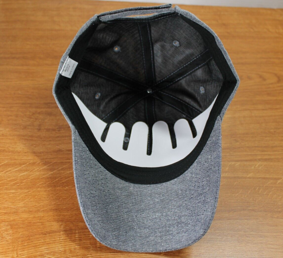 AT&T Logo Baseball Hat – Black / Gray – Adjustable – One Size – Multiples – NEW