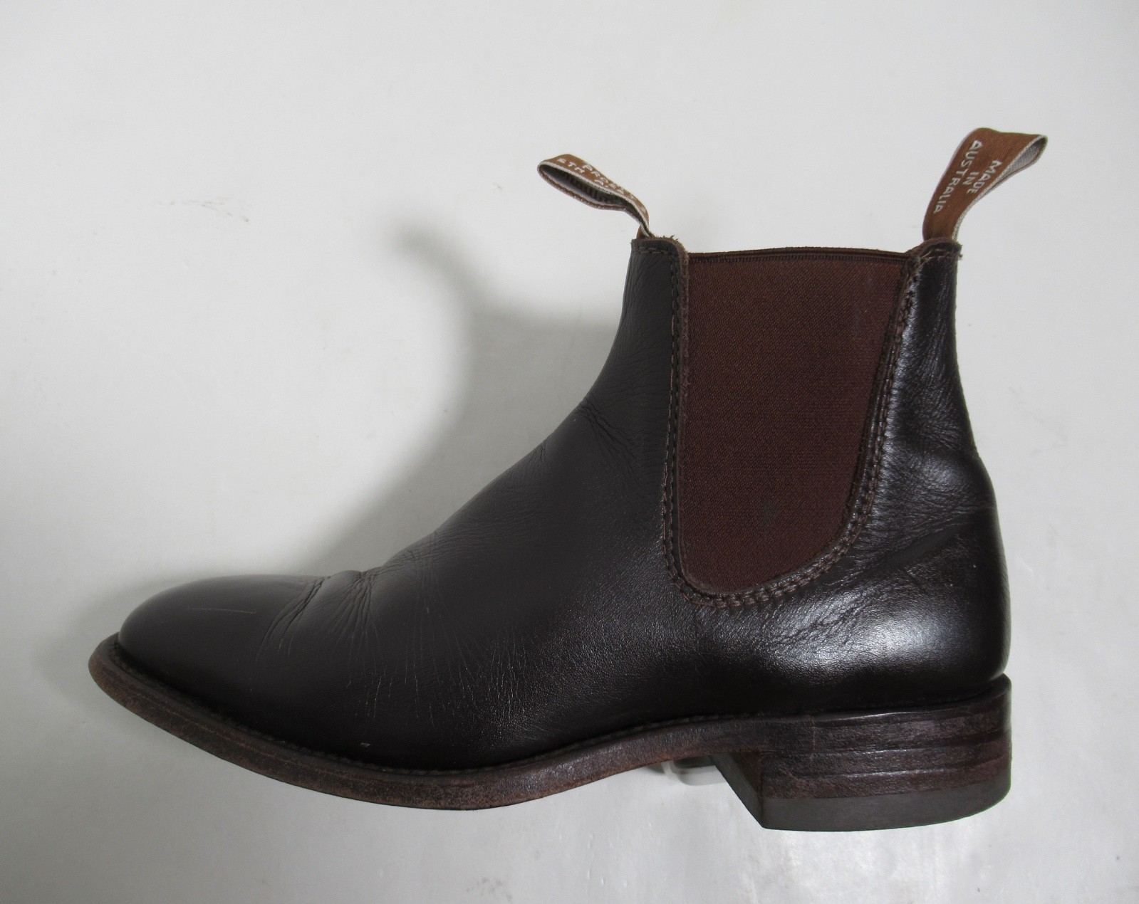 R.M. Williams Men’s Comfort Craftsman Chelsea Boot Chestnut 6 US / 5 UK / 38 EU