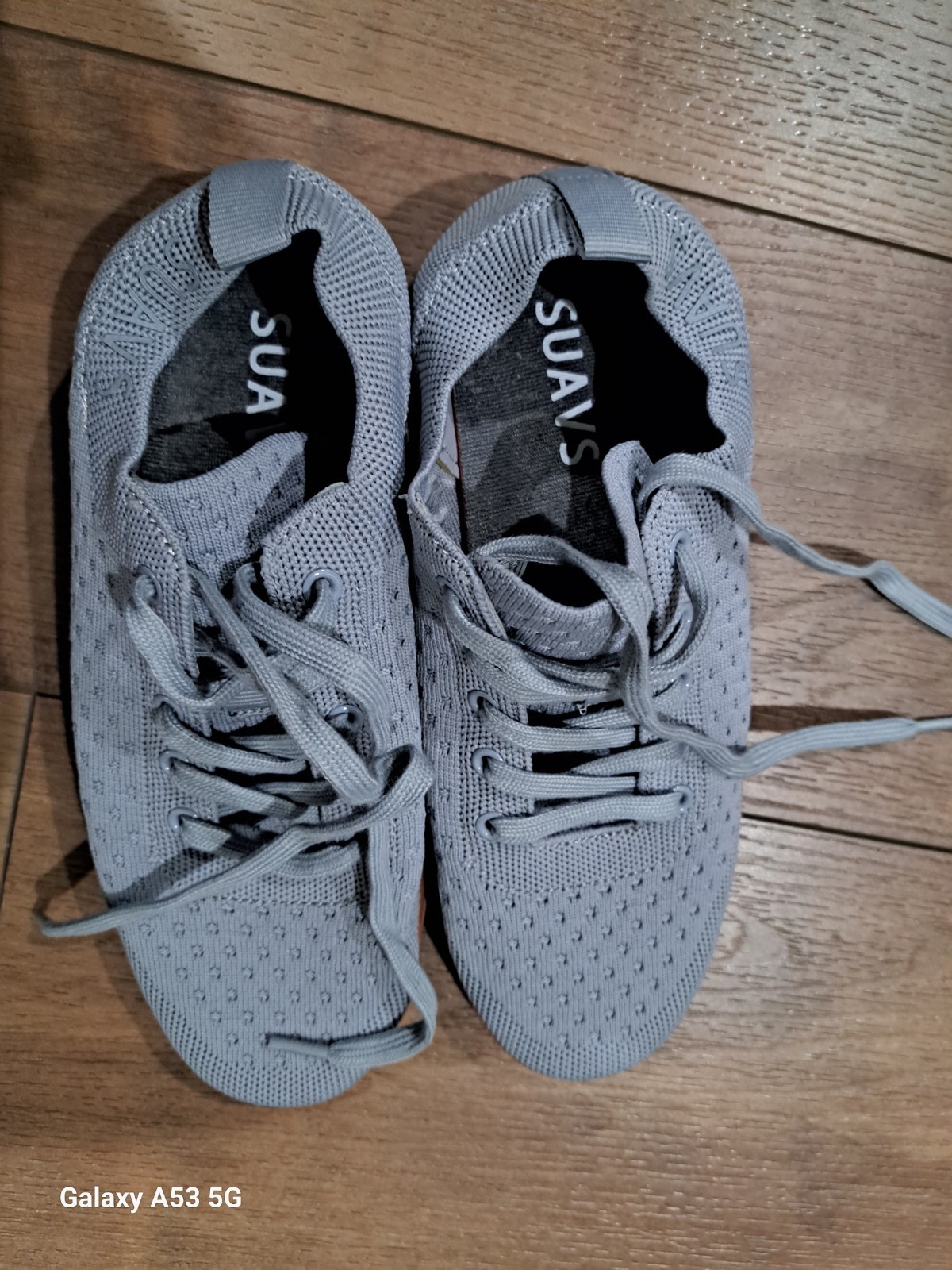 SUAVS The Zilker Lace-Up Sneaker Slate Gray Womens Size 8 M Casual Travel Shoes