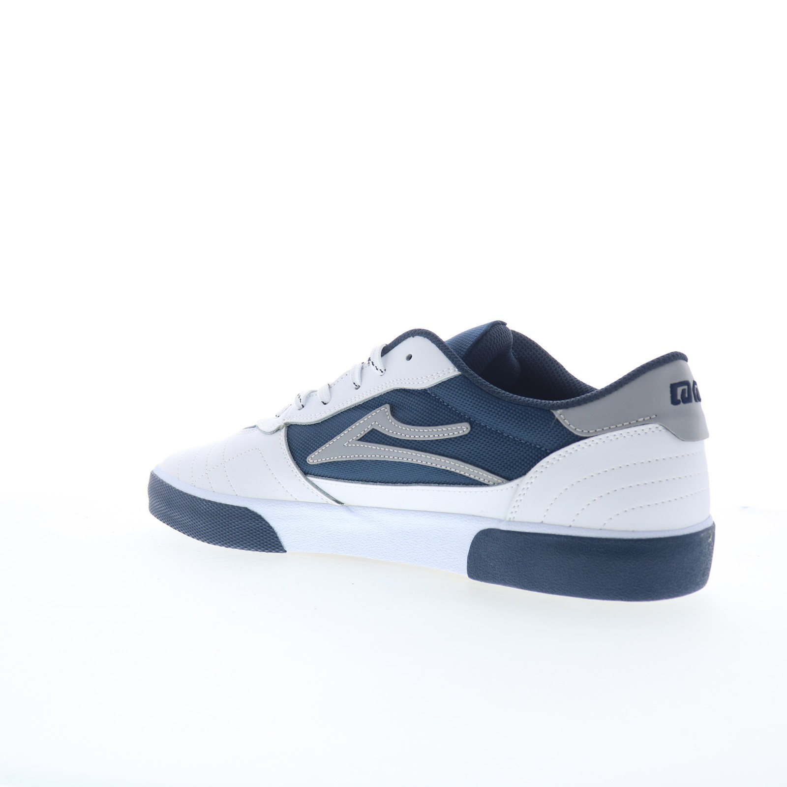 Lakai Cambridge Mens White Leather Lace Up Skate Inspired Sneakers Shoes