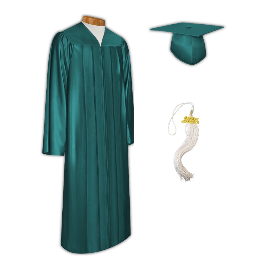 2026 Shiny Graduation Cap and Gown with Tassel by Grads4Good