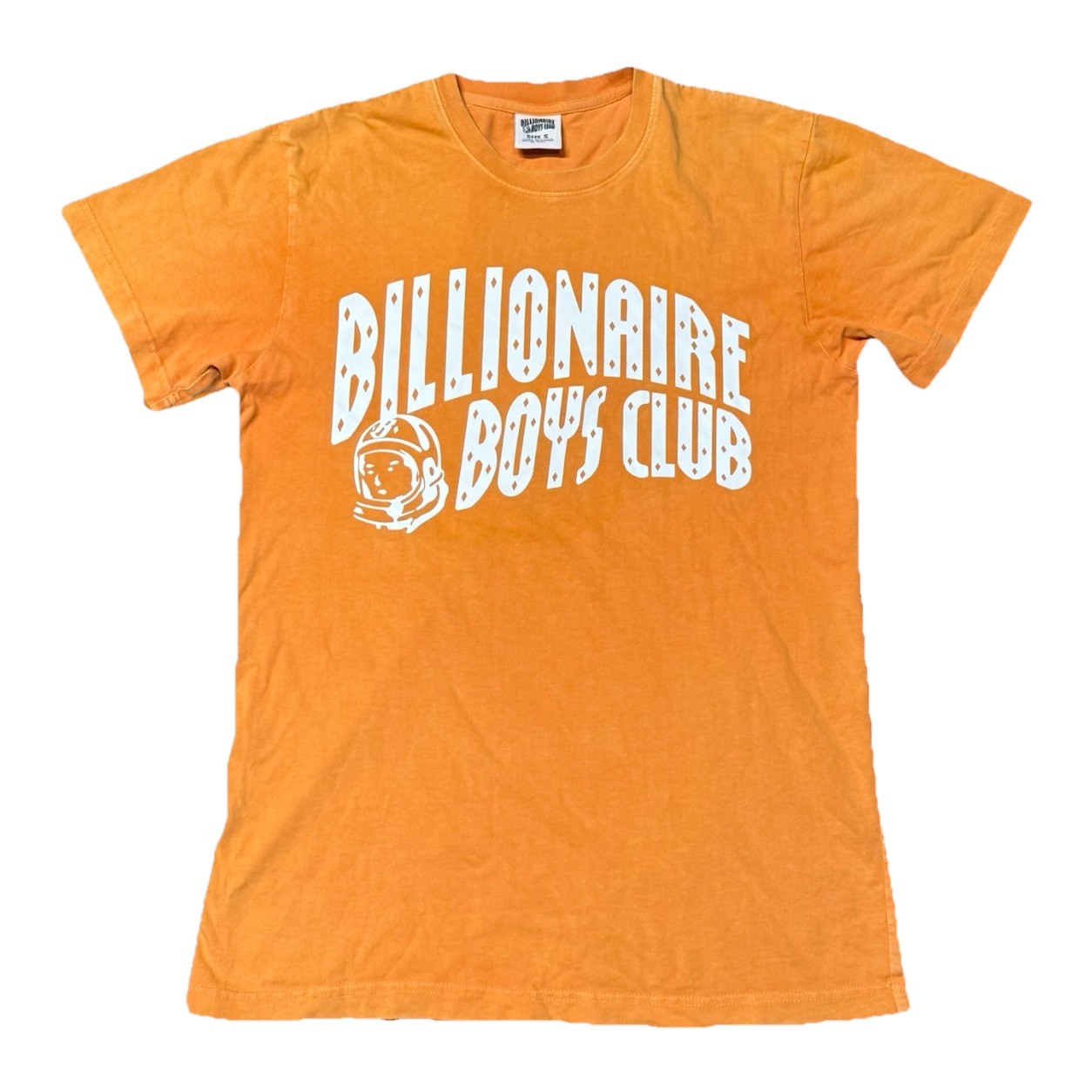 Billionaire Boys Club T-Shirt Men’s Size S Short Sleeve Crew Neck Orange White