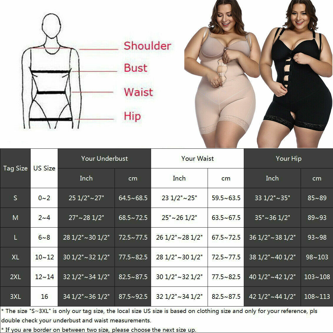 Fajas Colombianas Body Shaper Reductoras Levanta Cola Post Surgery Body Shaper