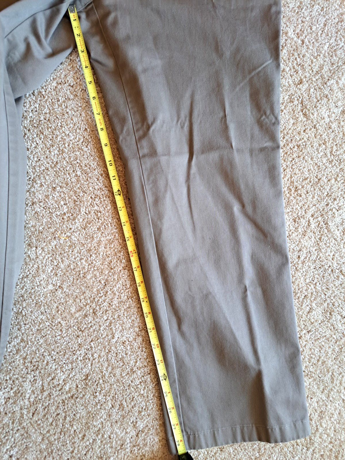 LL Bean Pants Womens 18 Reg Khaki Beige Tan Classic Fit Chino Casual Straight