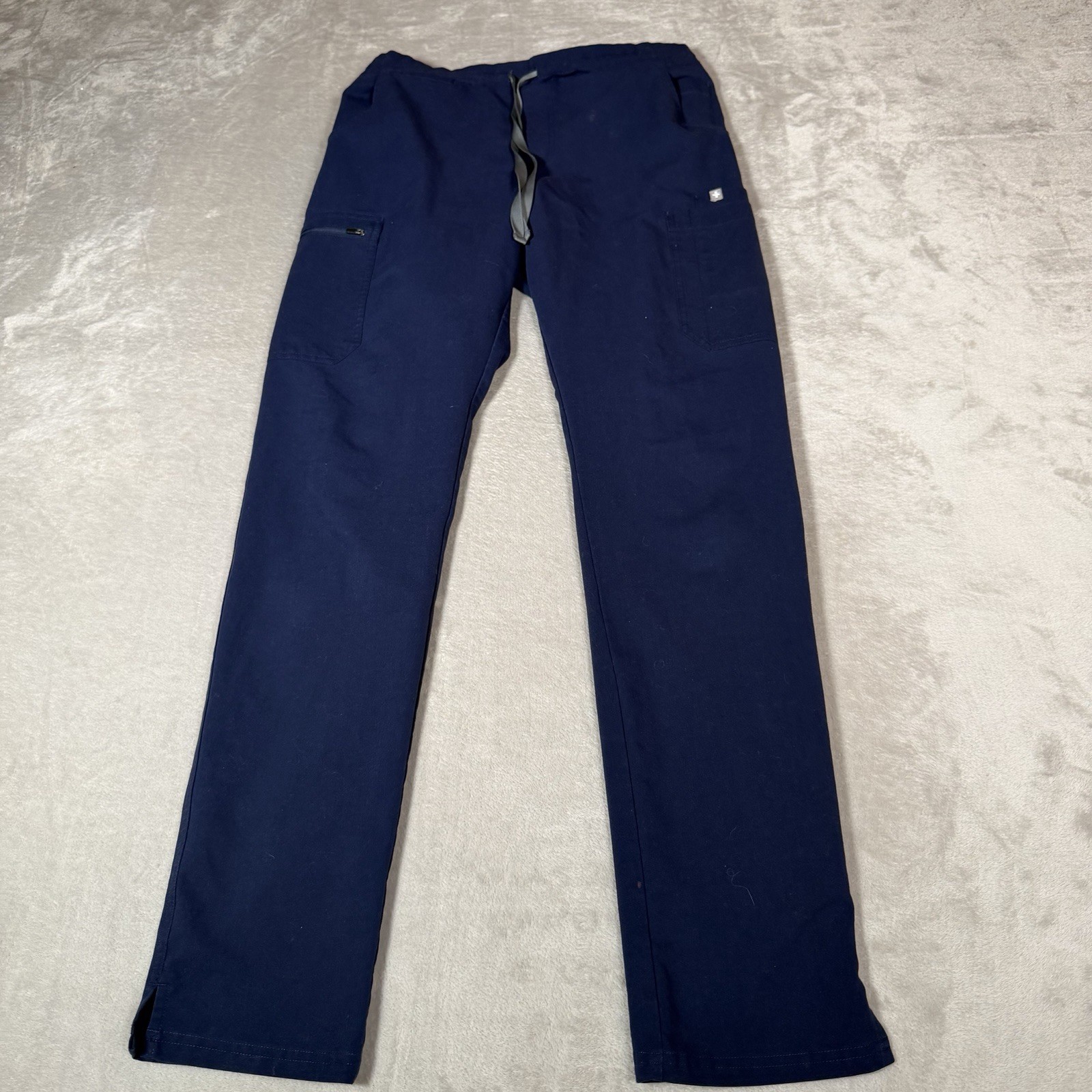 Figs Technical Collection Pants Womens Medium Blue Straight Leg Scrub Medical