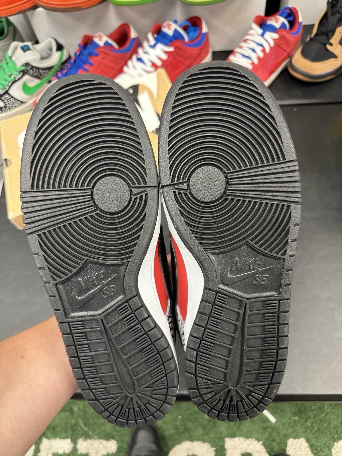 Size 10 – Supreme x Nike Dunk Premium SB Low Red Cement