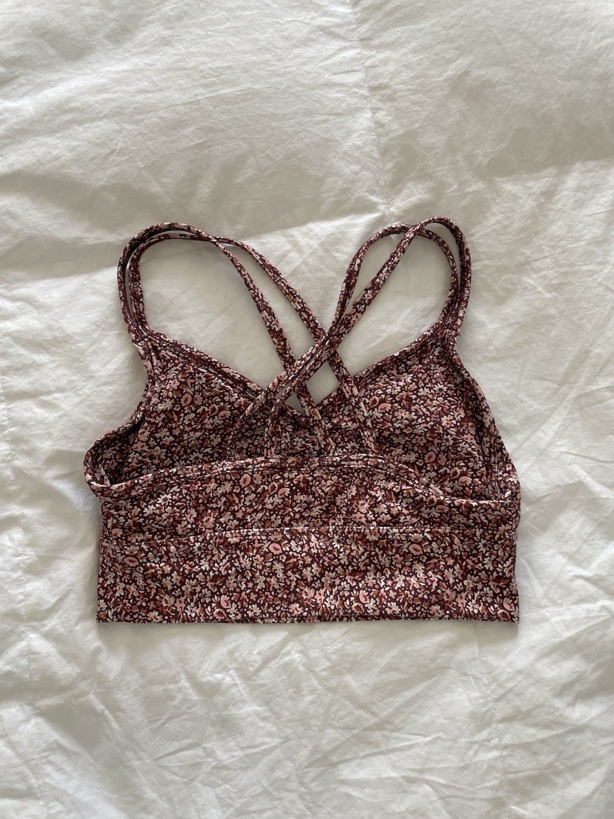 Madewell MWL Floral 2-Piece Workout Set High Waist Leggings & Bra XS