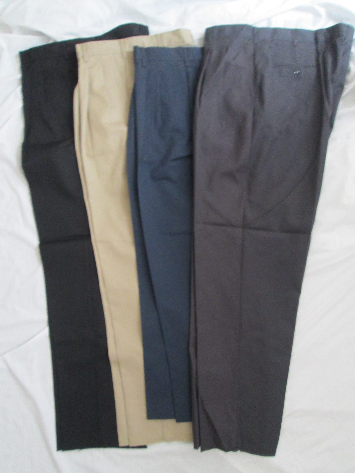 2 pairs Edwards Mens Pants Navy Black Khaki 28 32 34 36 38 40 42 44 46 50 56 58