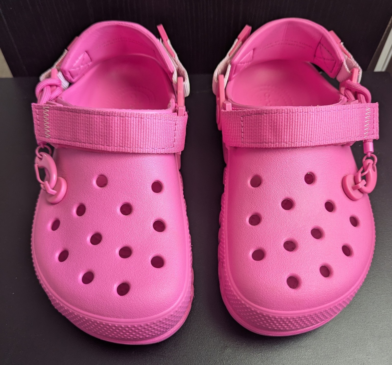 Post Malone x Crocs Duet Max Clog II Pink W6 M4 Limited Edition EUC