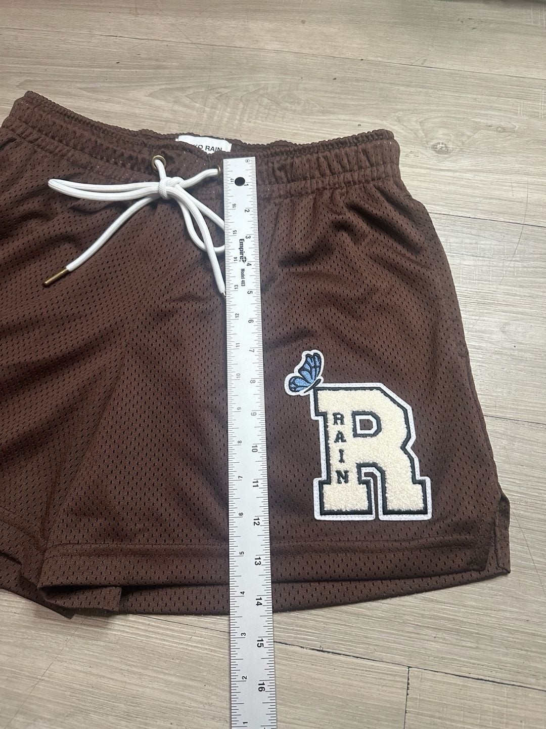 Ryoko Rain Classic Mesh Shorts in Coffee Brown