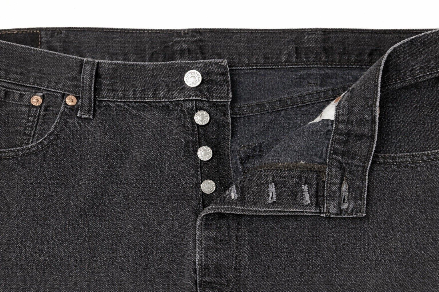 Levi’s 501 Original Fit Dark Wash Button Fly Denim Blue Mens Jeans 40×32