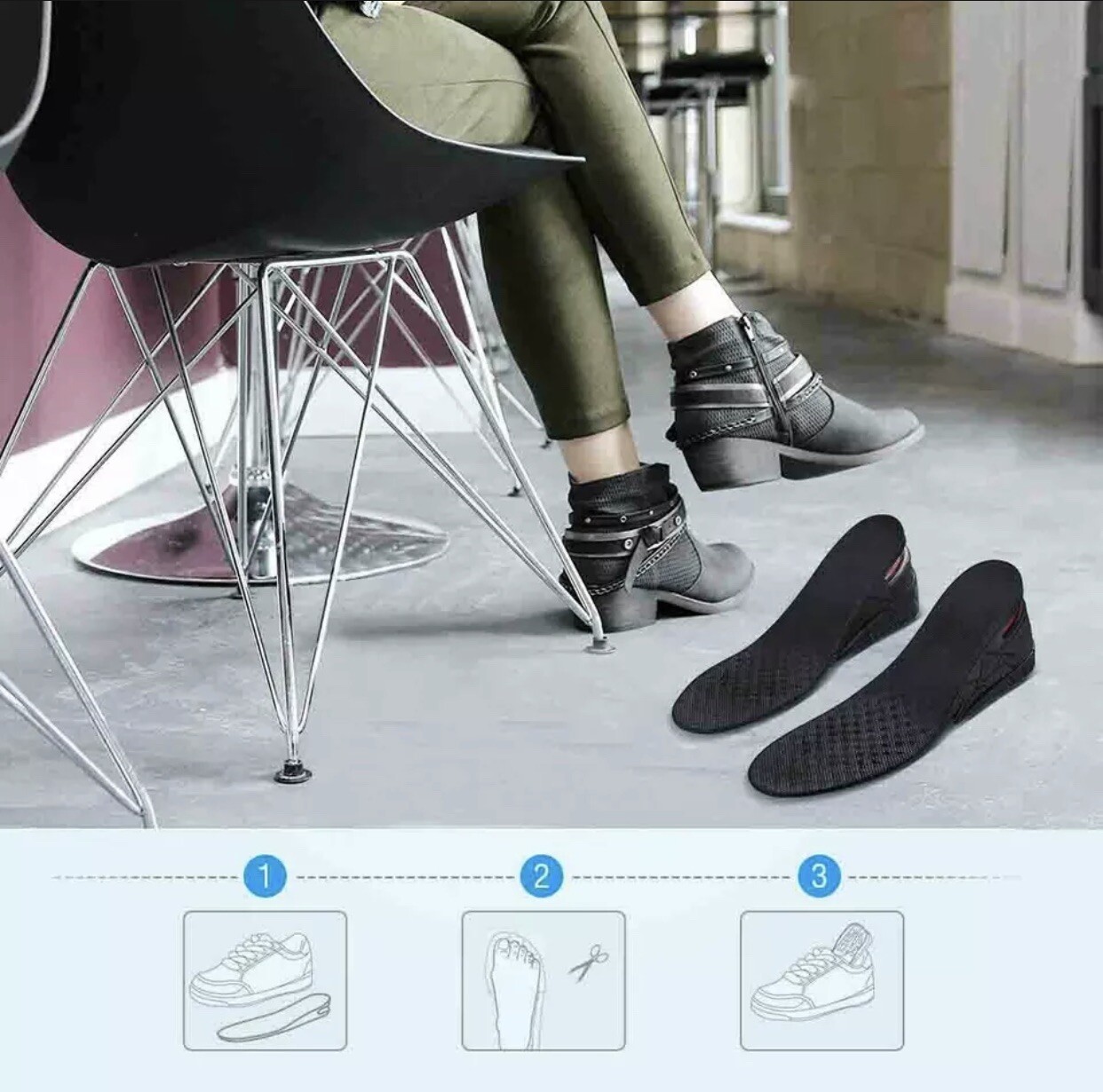 3-Layer Height Increase Elevator Shoes Lifts 7cm For Men & Women – USA Shipper🌟