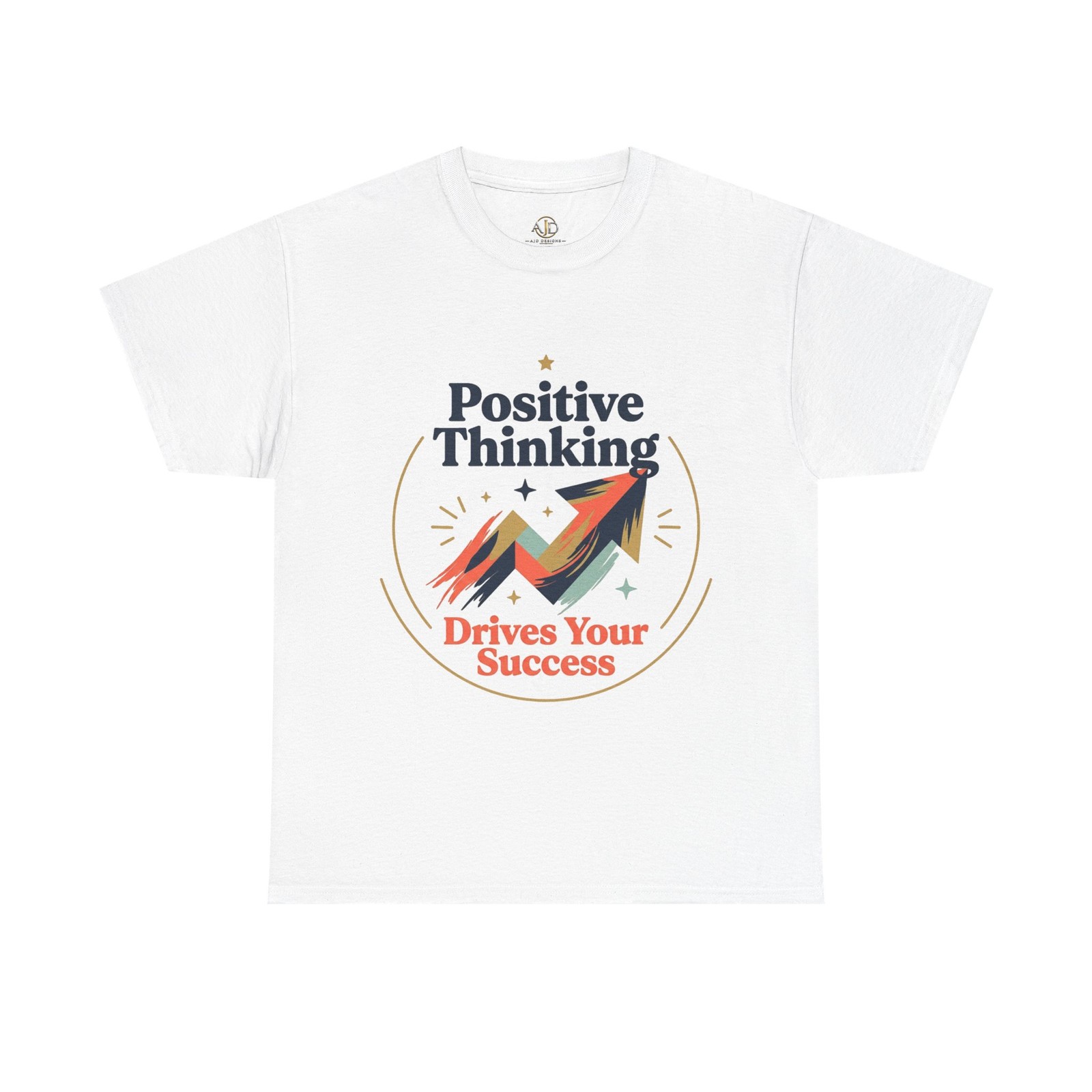 Positive Thinking Drives Your Success Tee | Motivational Arrow Design