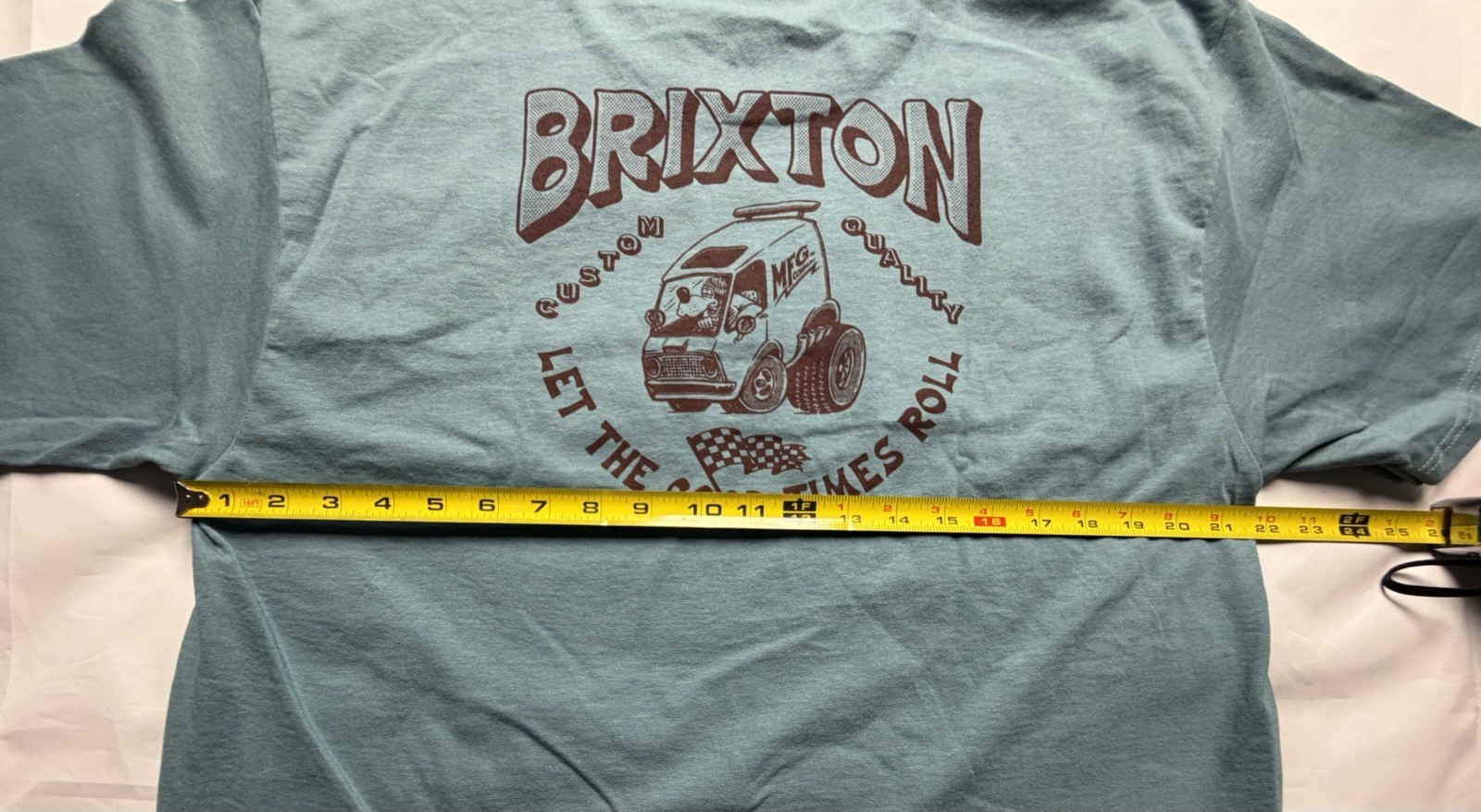 Brixton Supply Company Let the Good Times Roll Men Shirt L Blue B112/113