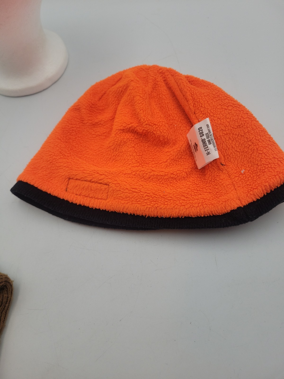 ErgoDyne Tenacious Work Gear Flame Resistant Fleece Lined Beanie N-ferno Black