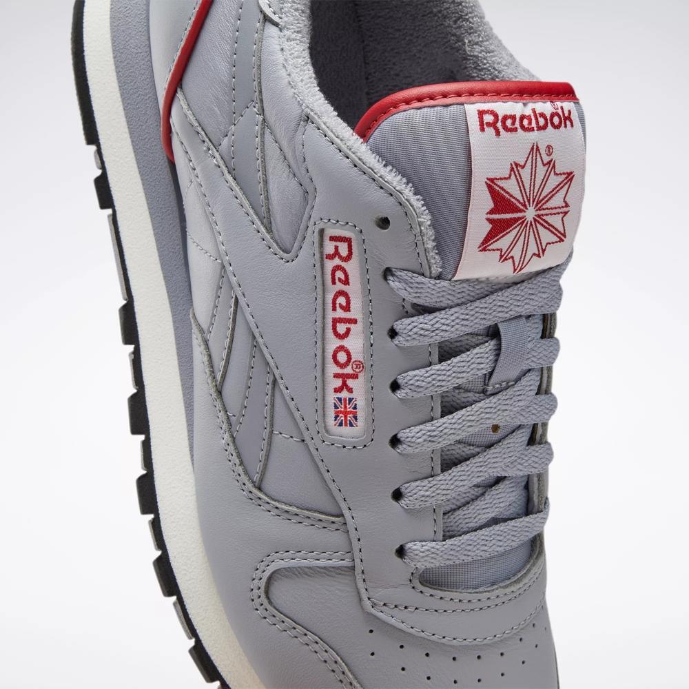 Reebok Unisex Classic Leather 1983 GX0282 Vintage Grey/Red/Chalk