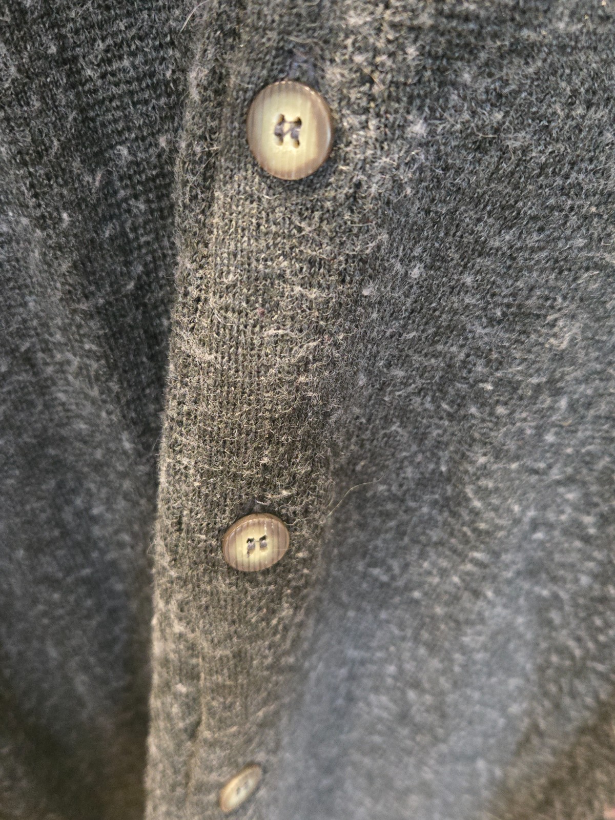 Vintage Fieldmaster Grandpa Cardigan Brown Size 3XL Made In Italy Wool Blend