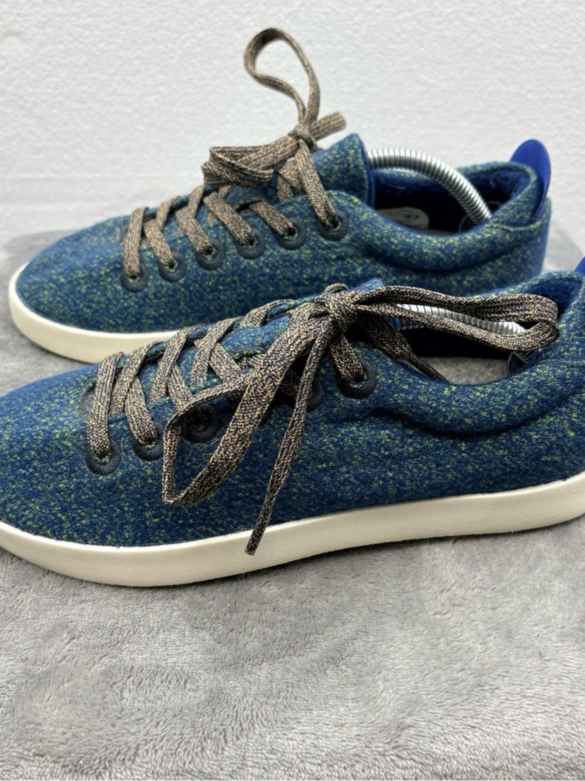 Allbirds Sneakers Womens 7 Wool Piper Blue Speckled Classic Low Top