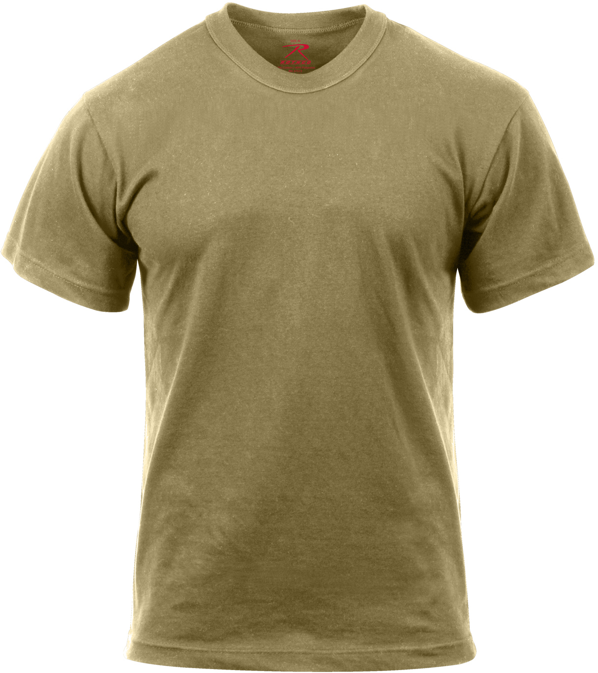 Rothco Coyote Brown Official AR 670-1 US Army Solid T-Shirt Poly/Cotton Tee