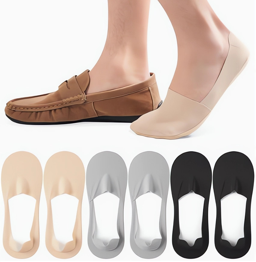 8x No Show Socks Nylon Non Slip Low Cut Invisible Liner Footies Thin Silk Socks
