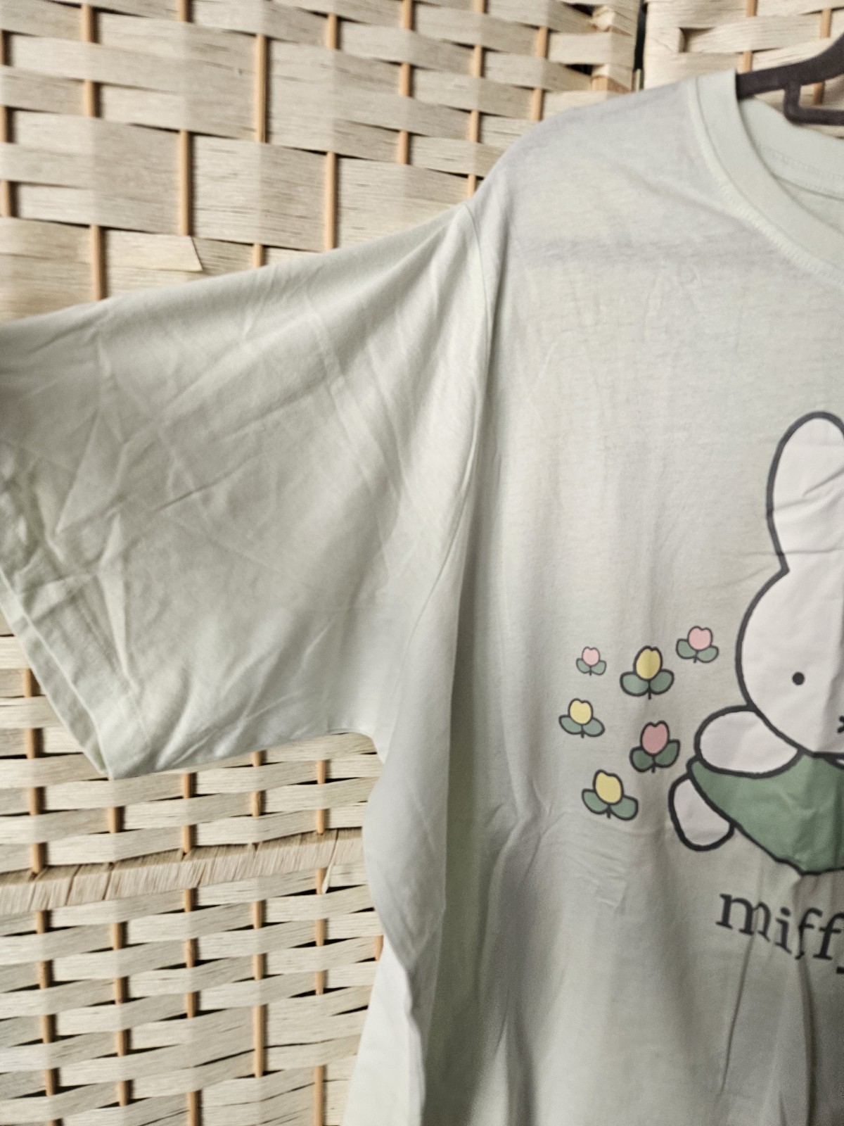 BNWT 2XL 22 24 Primark MIFFY print green pyjama top 100% Cotton summer cute