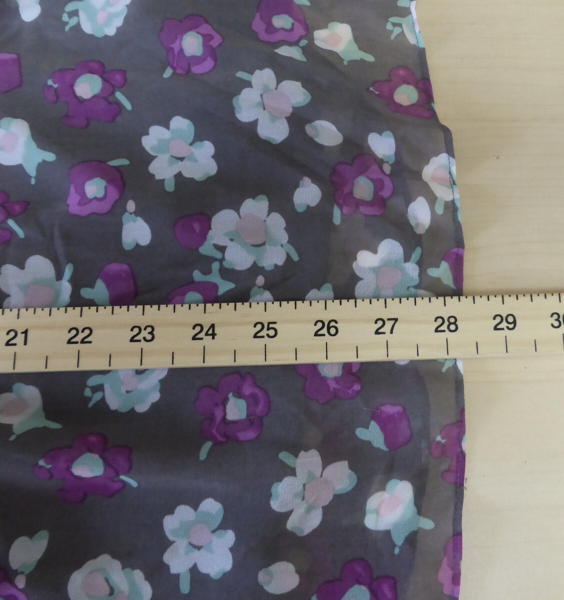 et vous Matalan Loose Blouse Tunic Top Size 14 Grey Purple and Pink Floral