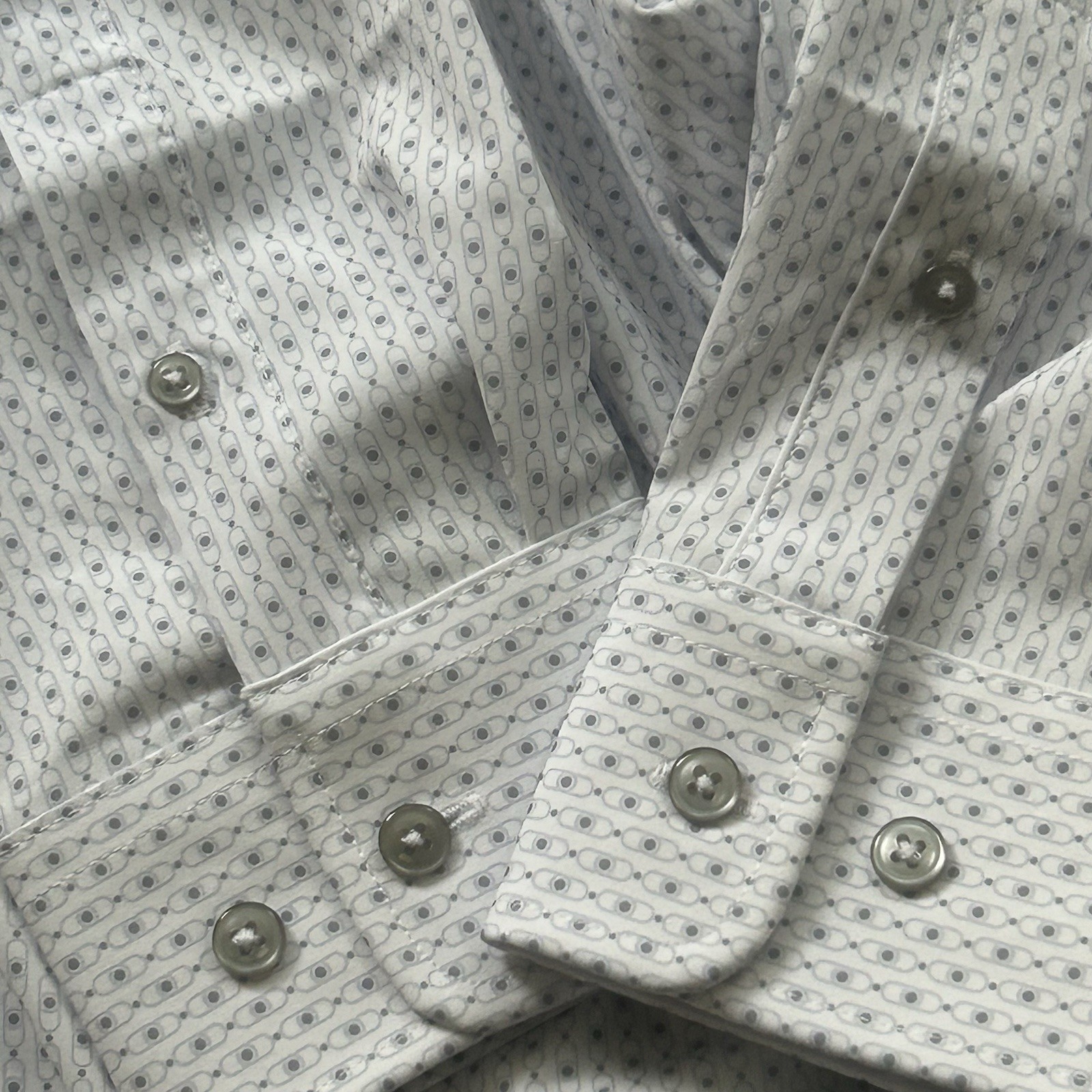 7 Diamonds Maxson 4-Way Stretch Button Up Shirt White Size Men’s Medium