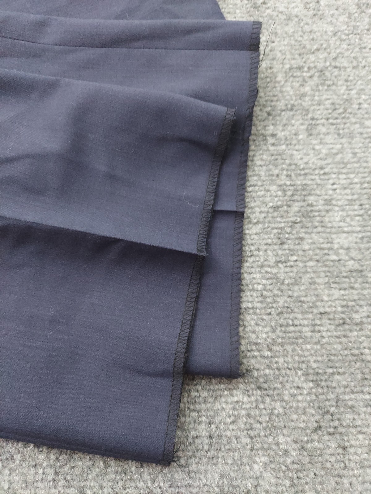 Ballin Pants Mens 35 Blue Super 120s Wool Dunhill Comfort Eze Unhemmed NWT