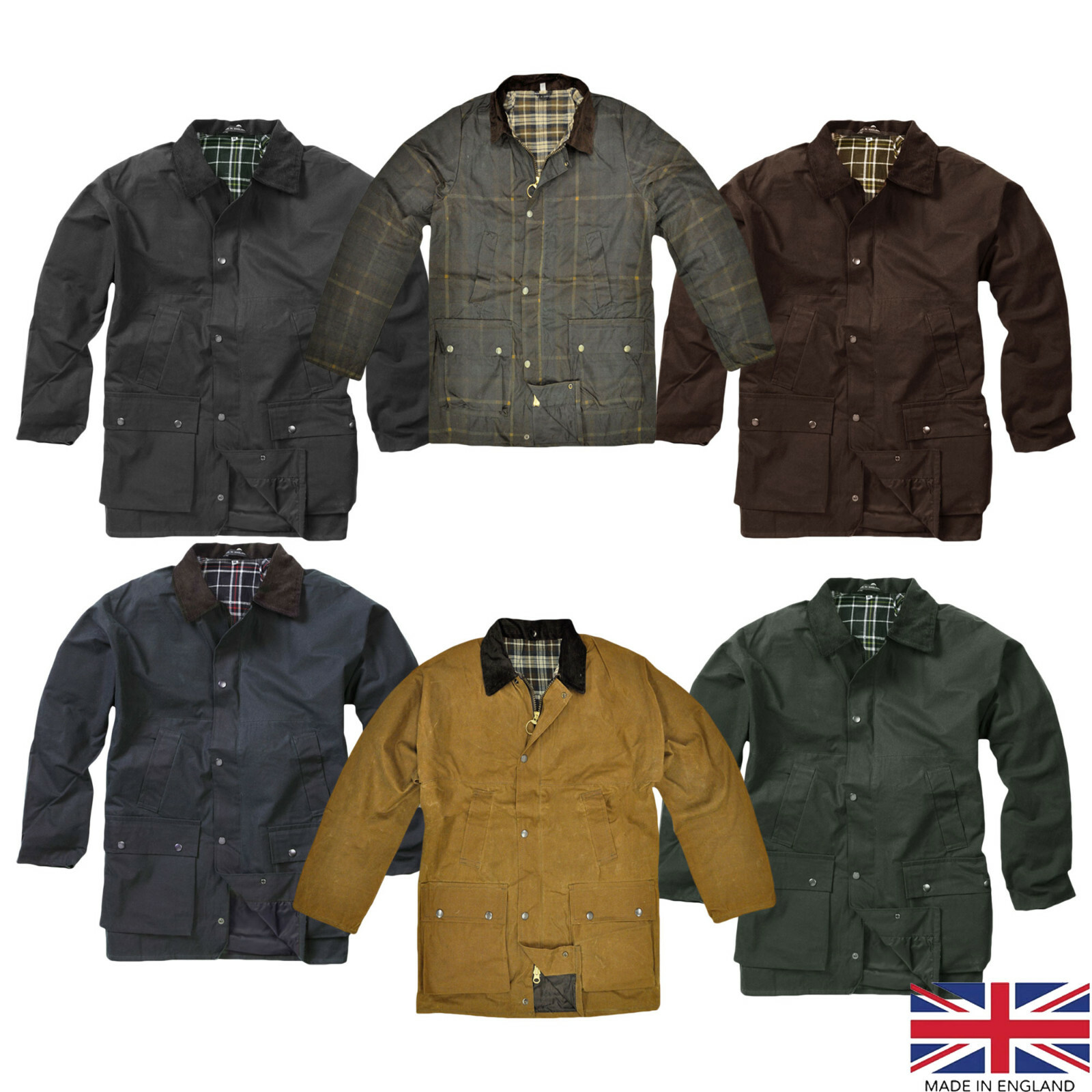 Wax Jacket Cotton Hiking Outdoor Camping Hunting Shooting Fishing Riding Coat