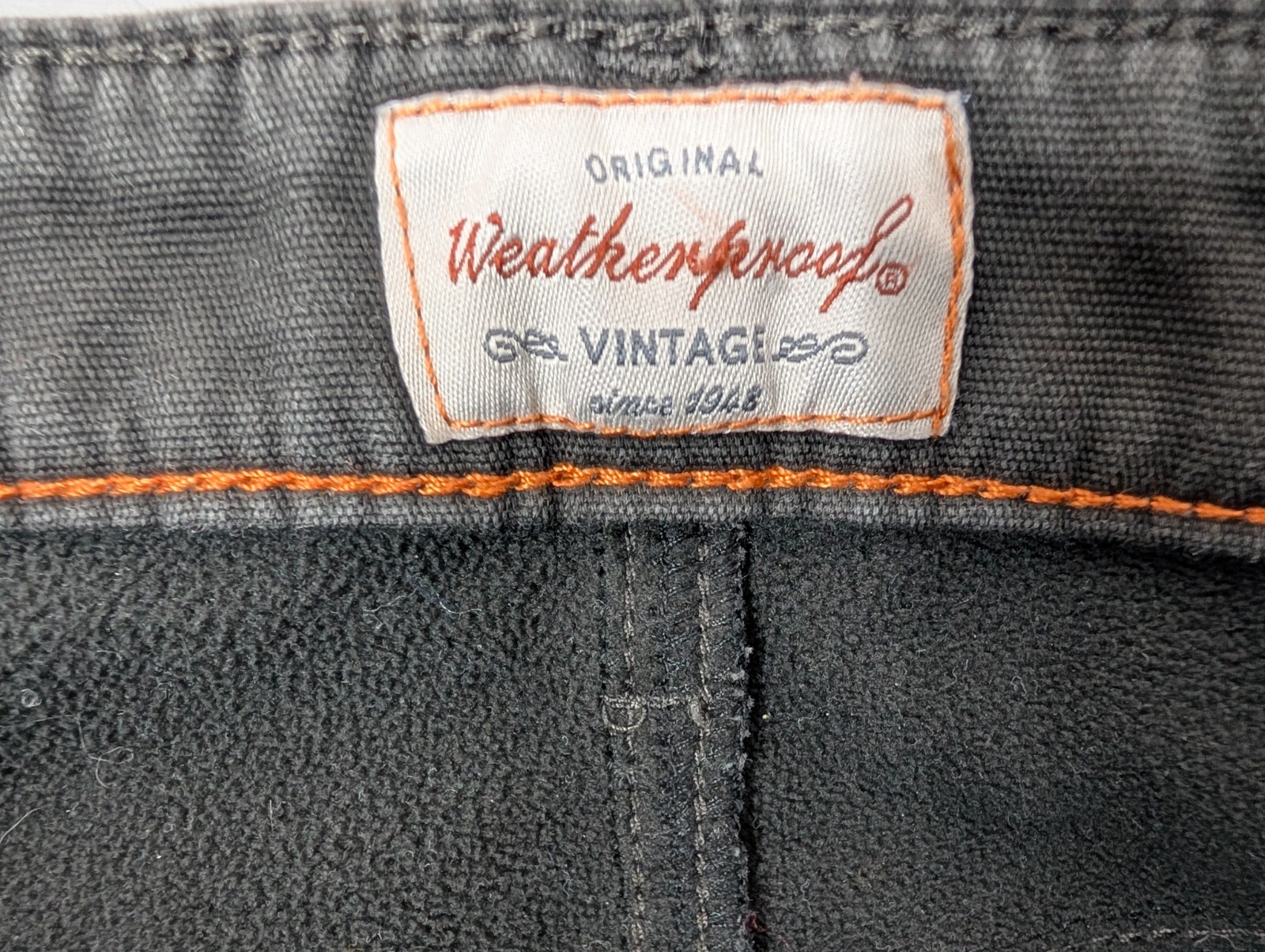 Original Weatherproof Vintage Regular Fit Men’s Jeans 34×29 Straight Leg Black