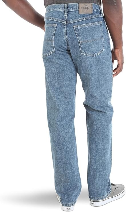 Wrangler Authentics Men’s Classic 5-Pocket Relaxed Fit 100% Cotton Jean