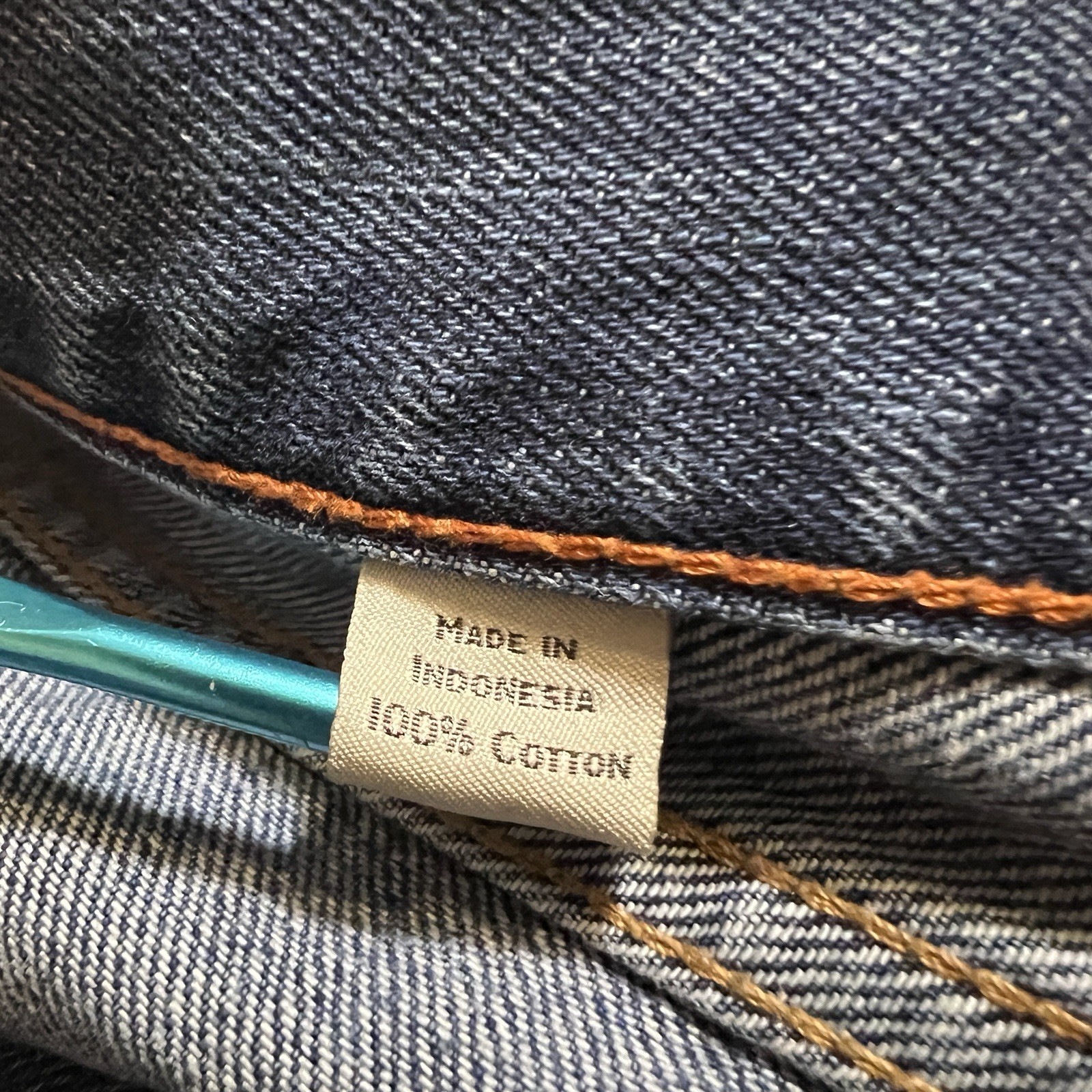 J Crew Mens Size 36×33.5 Distressed Urban Slim Straight Denim Cotton Blue Jeans