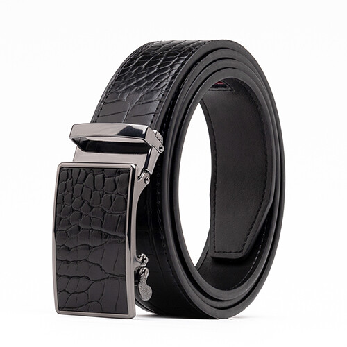 Belts for Men Leather Belt Ratchet Automatic Belt Adjustable one Size