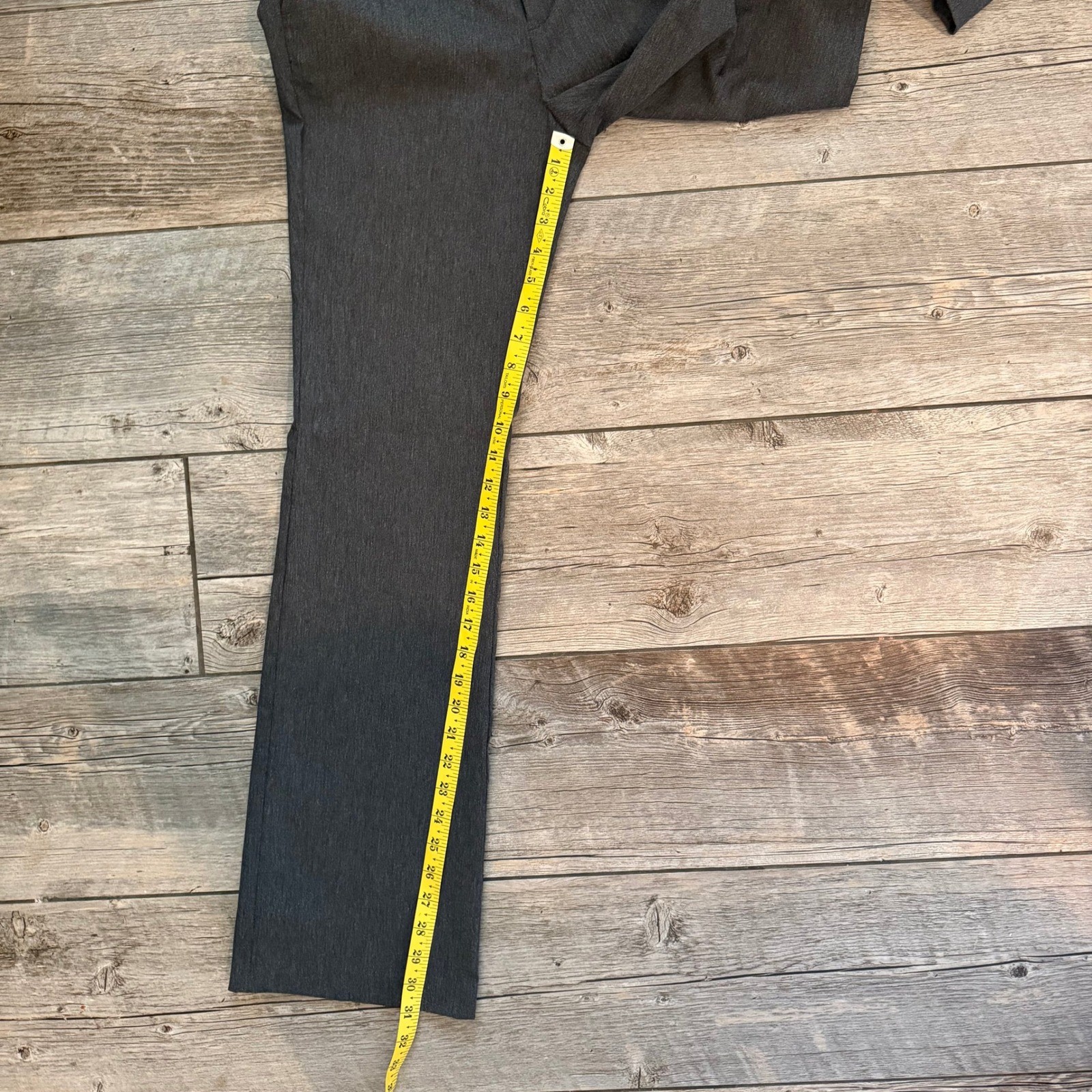 Gap Womens Charcoal Gray Heather Tailored Flare Dress Pants Size 6 NWT