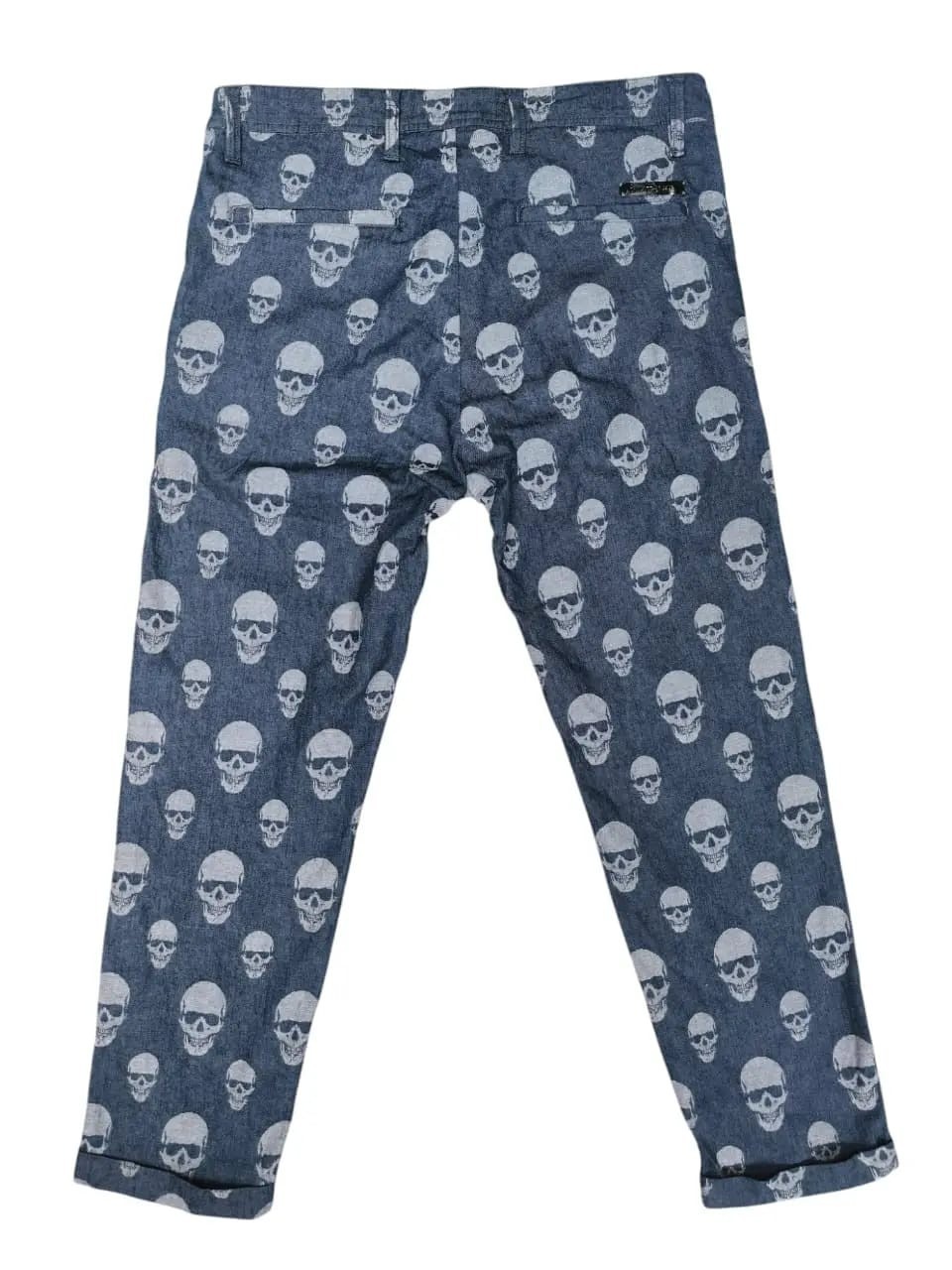 Phillipp plein denim straight skulls retro