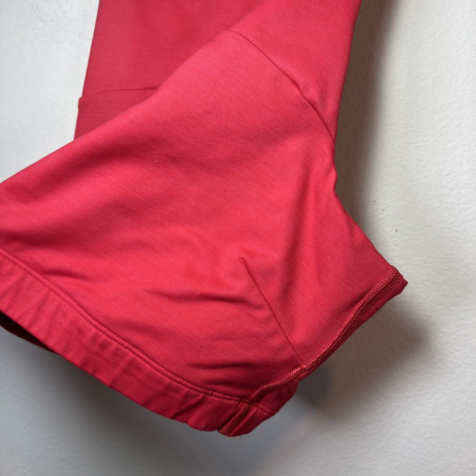 Outdoor Voices Longline Sports Bra Red Cropped Top Lined Gym Yoga Sporty Medium