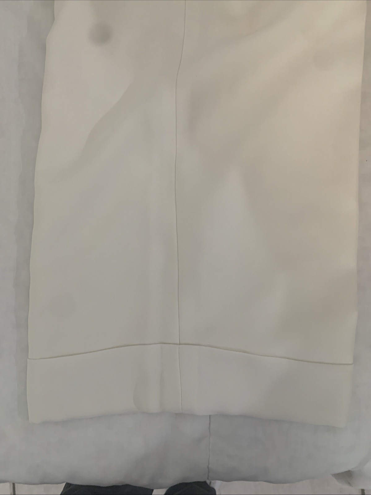 LRL Black Label Wide Leg Trouser Pants Women Size 16 Winter Cream Inseam 29.5 in