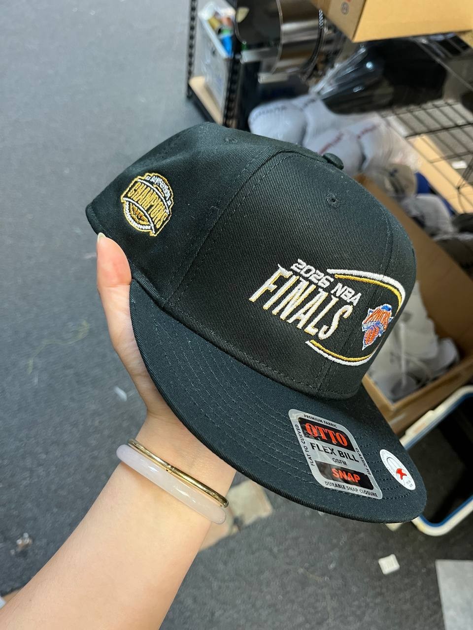 Knicks 2026 Eastern Conference Champions Finals Snapback Hat