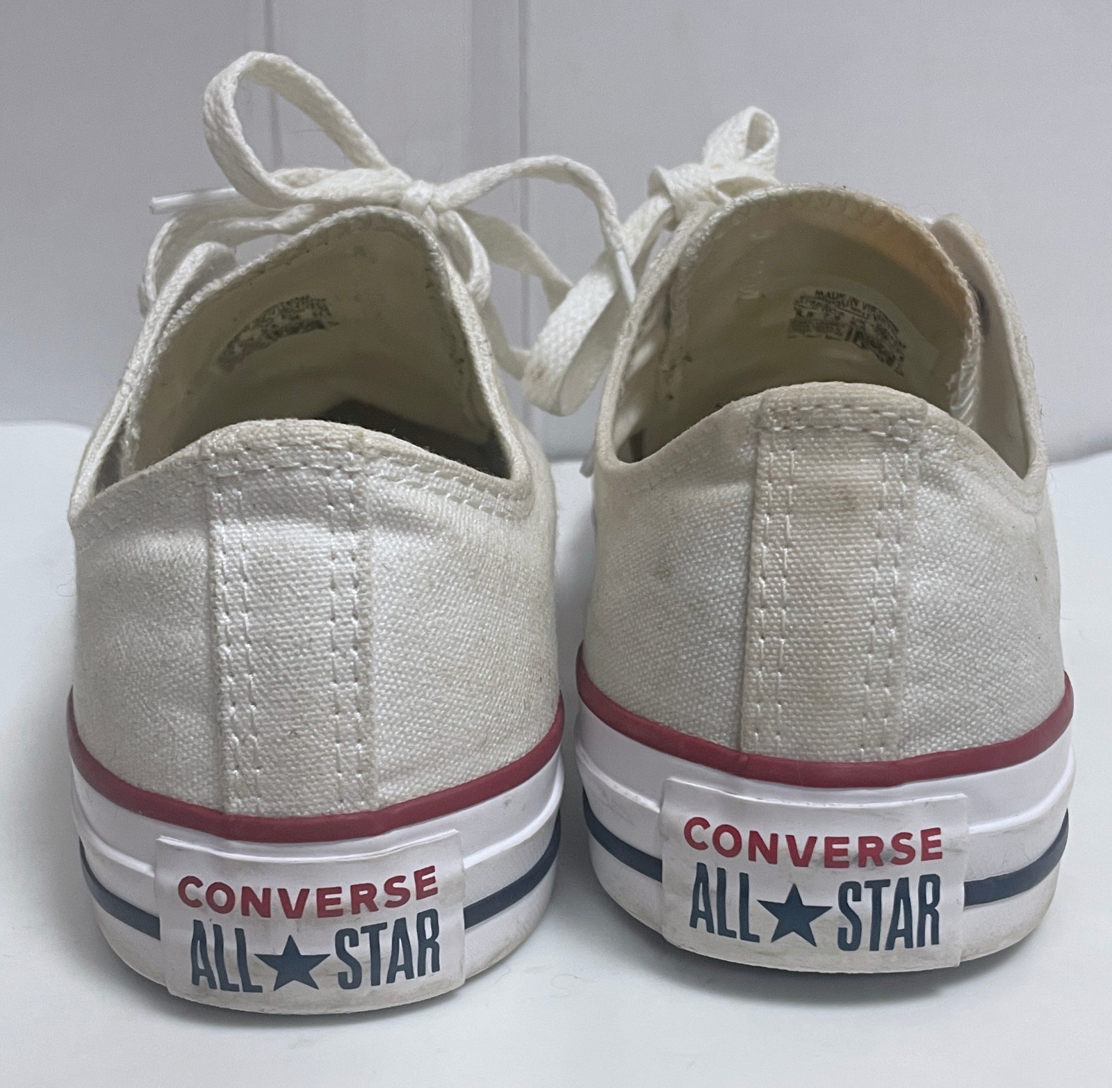 Converse Chuck Taylor All Star Low Top White Sneakers M7652 Unisex 7.5W 5.5M