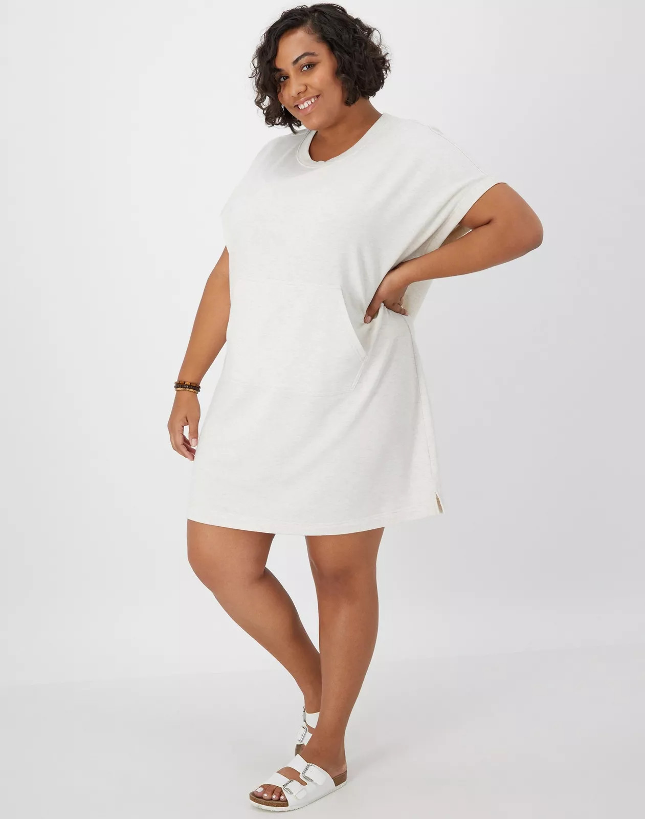 Hanes Originals Women’s Soft Brushed Fleece Kanga Dress