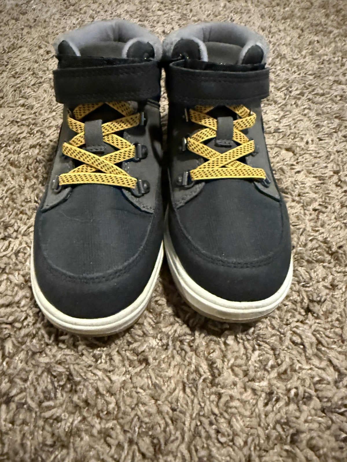 Cat & Jack Boys Toddler Size 12 Boots Blue & Gray