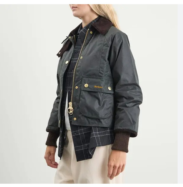 BARK ~ BARBOUR BEADNELL WAX COTTON JACKET MSRP $438 BRITISH ICONIC Style